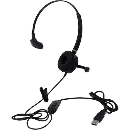 Spracht Headset, w/Microphone, USB, Single SPTHSWDUSB1